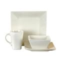 Pacific Pearl Handcrafted 16-piece Dinnerware (Service for Four)