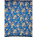 Hibiscus Light Blue Sarong (Indonesia)