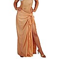 Solid Coral Sarong (Indonesia)