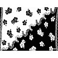 Hibiscus Black/ White Sarong (Indonesia)