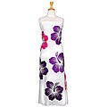 Hawaiian Purple / Pink / White Sarong (Indonesia)