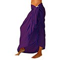 Women's Solid Dark Purple Sarong (Indonesia)