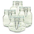 Bormioli Rocco Fido Glass Canning Jars (Set of 4)
