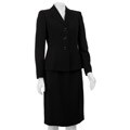 Evan Picone Women's Three-button Notch Collar Skirt Suit