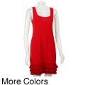 Tiana B Women's Ruffle Hem Dress