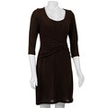 Tiana B Women's Side-knot Sweater Dress