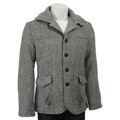 X-Ray Men's Wool Blend Herringbone Grey Jacket