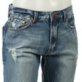 X-Ray Men's Distressed Stud Detail Jeans