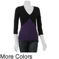 Cable & Gauge Criss-cross Colorblock Top
