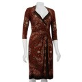 Anne Klein Women's Printed Matte Jersey Dress