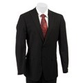 Kenneth Cole Men's Black 2-button Suit