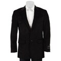 Adolfo Men's 2-button Black Corduroy Sportcoat