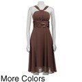 Connected Apparel Women's Chiffon Dress