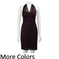 Connected Apparel Women's Shutter Pleat Dress