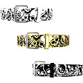 H2W Unisex 'Skull' Leather Belt