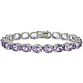 Sterling Silver Amethyst Bracelet