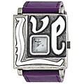 Lucky Brand Women's 'Love' Purple Strap Watch