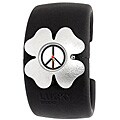 Lucky Brand Women's Black Rubber Cuff Watch
