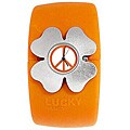 Lucky Brand Women's Orange Rubber Cuff Watch