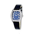 Le Chateau Women's Black Leather Band Watch