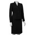 Kasper Women's Two-piece Three-button Skirt Suit
