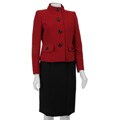 Kasper Women's Two-piece Four-button Skirt Suit