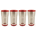 Nissan Red 14-ounce Stainless Steel Insulated Tumblers (Set of 4)