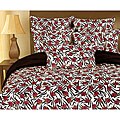 'Zebra Rose' Reversible Comforter Set