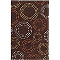 Hand-tufted Embassy Hazelnut Wool Rug (8'6 x 11'6)