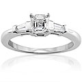 14k Gold 3/4ct TDW Asscher Diamond Engagement Ring (H-I, SI)