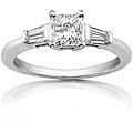 14k Gold 1ct TDW Princess Diamond Engagement Ring (H-I, I1-I2)