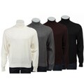 Visitor Poeta Moda Men's Silk Blend Turtleneck