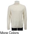 Visitor Men's Wool/Cashmere Blend Turtleneck Sweater