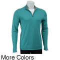 Martin Gordon Men's Mock-zip Cashmere Blend Sweater