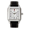 Swiss Army Officer's 1884 Men's Black Leather Strap Watch