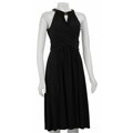 Jones New York Women's Matte Jersey Necklace Halter Dress