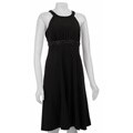 Jones New York Women's Black Stretch Crepe Dress