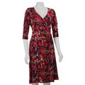 Jones New York Women's Matte Jersey Wrap Dress