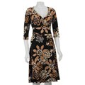Jones New York Women's Women's Floral Wrap Dress
