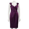 Jones New York Women's Sweetheart Satin Dress