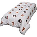 Florida State Queen-size White Comforter Set