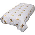 LSU White Queen-size Comforter Set