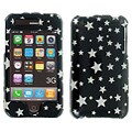 iPhone 3G Black Star Snap-on Protective Cover