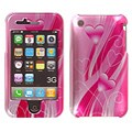 iPhone 3G Hearts/ Flower Snap-on Protective Cover