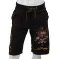 Ed Hardy Men's Love Kills Slowly Jersey Shorts