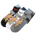 Ed Hardy Men's Sword Skull Sport Socks (Pack of 3)
