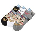 Ed Hardy Men's Bulldog Sport Socks (Pack of 3)