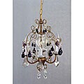 Mini 4-light Crystal Chandelier