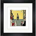 Norman Rockwell 'Waiting For The Vet' Framed Art