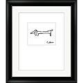 Artist Pablo 'The Dog' Picasso Framed Art Print